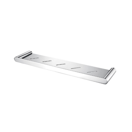 RUSHY Round Stainless Steel Shelf - Chrome