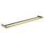 RUSHY Double Towel Rail 800mm - Brushed Brass