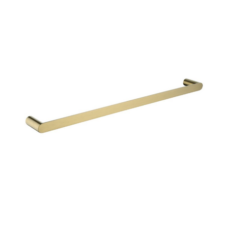 RUSHY Single Towel Rail 600mm - Brushed Brass