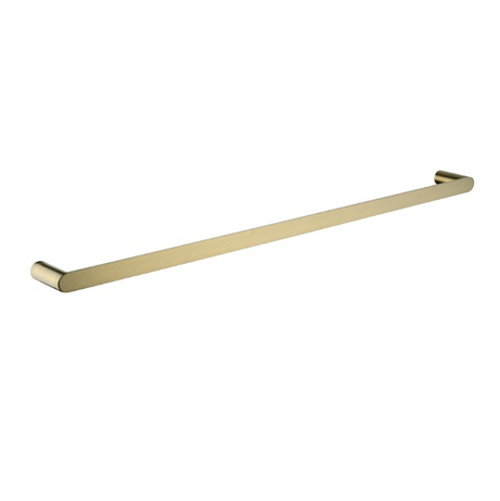 RUSHY Single Towel Rail 800mm - Brushed Brass