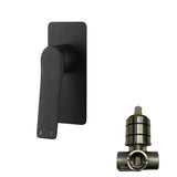 RUSHY Square Shower Mixer - Black