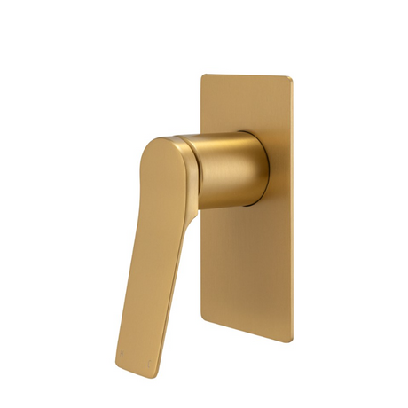 RUSHY Square Shower Mixer - Brushed Brass