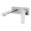 RUSHY Square Wall Mixer With Spout - Brushed Nickel