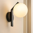 Rayna Rated 1lt Wall Light Black IP44