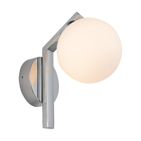 Rayna Rated 1lt Wall Light Chrome IP44