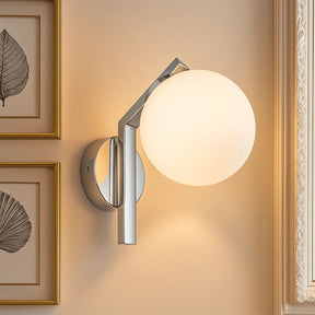Rayna Rated 1lt Wall Light Chrome IP44