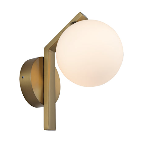 Rayna Rated 1lt Wall Light Gold IP44