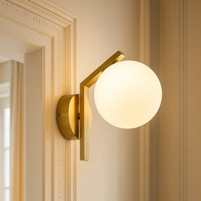 Rayna Rated 1lt Wall Light Gold IP44