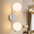 Rayna Rated 2lt Wall Light Chrome IP44