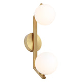 Rayna Rated 2lt Wall Light Gold IP44