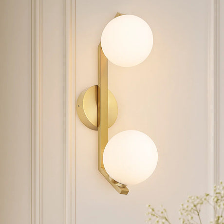 Rayna Rated 2lt Wall Light Gold IP44