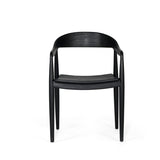 Reed Teak Armchair – Black 0.57m