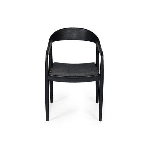 Reed Teak Armchair – Black 0.57m