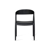 Reed Teak Armchair – Black 0.57m
