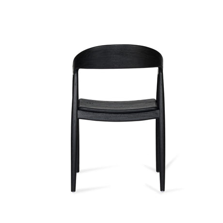 Reed Teak Armchair – Black 0.57m