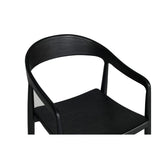 Reed Teak Armchair – Black 0.57m