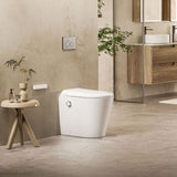 AUTOLUX Rimless Wall Faced Floor Smart Toilet