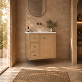 Riva Tofino Wall Hung Vanity Coastal Oak 