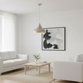 Risto 1Lt Pendant Satin Chrome