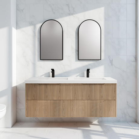 Riva BALI Wall Hung Vanity American Oak 