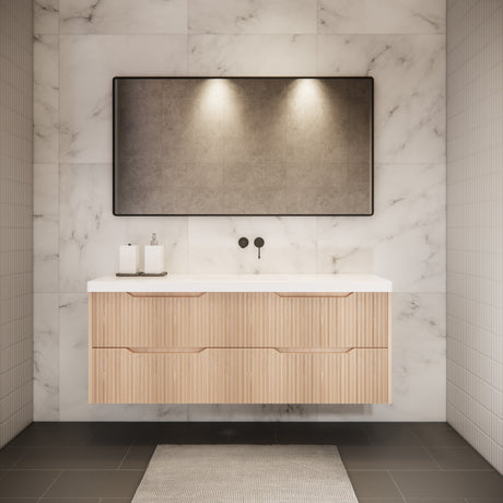 Riva BALI Wall Hung Vanity American Oak 