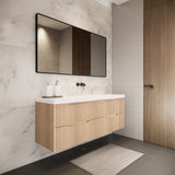 Riva BALI Wall Hung Vanity American Oak 