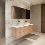Riva BALI Wall Hung Vanity American Oak 