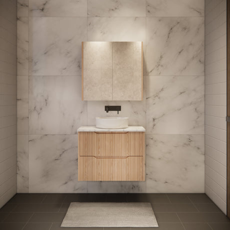 Riva BALI Wall Hung Vanity American Oak 