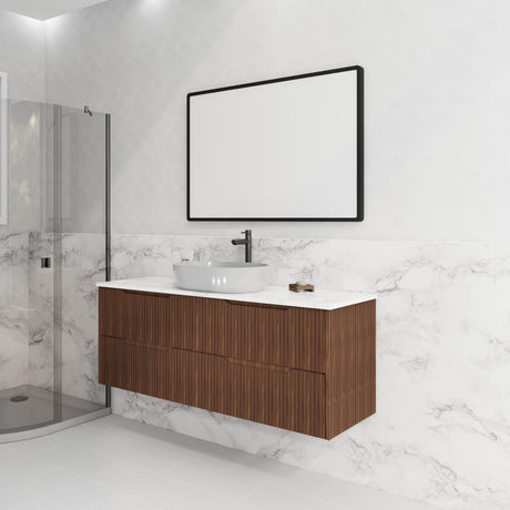 Riva BALI Wall Hung Vanity Brown Oak (All Sizes)