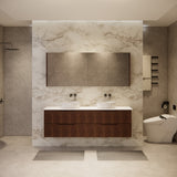 Riva BALI Wall Hung Vanity Brown Oak 