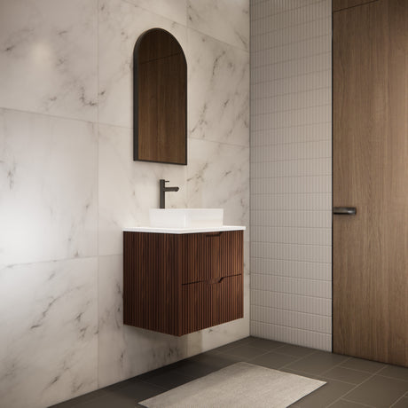 Riva BALI Wall Hung Vanity Brown Oak 