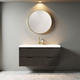 Riva BALI Wall Hung Vanity Matte Black