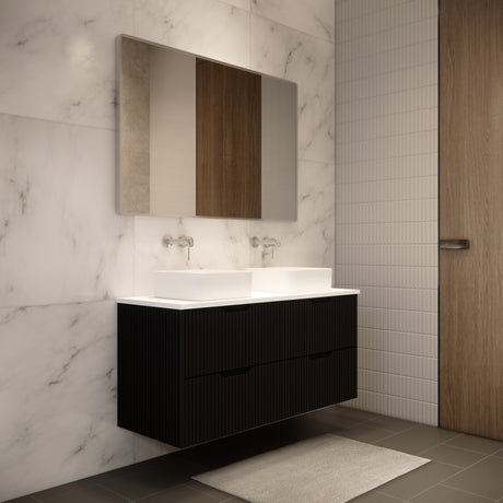 Riva BALI Wall Hung Vanity Matte Black