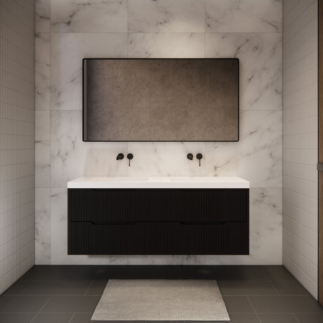 Riva BALI Wall Hung Vanity Matte Black