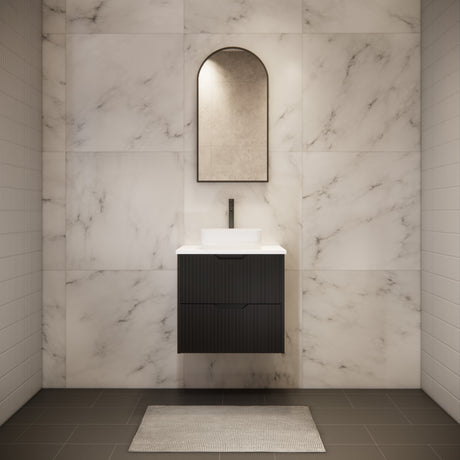 Riva BALI Wall Hung Vanity Matte Black