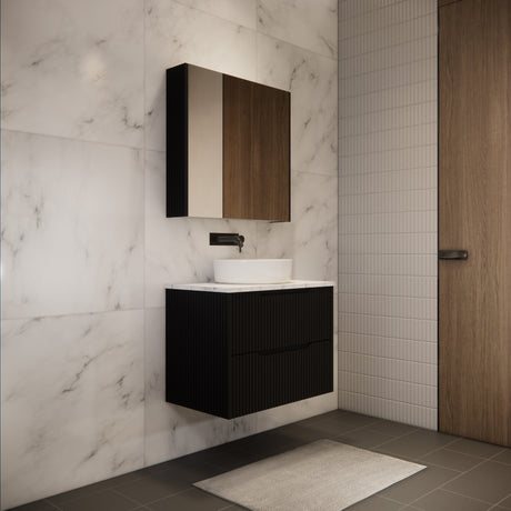 Riva BALI Wall Hung Vanity Matte Black