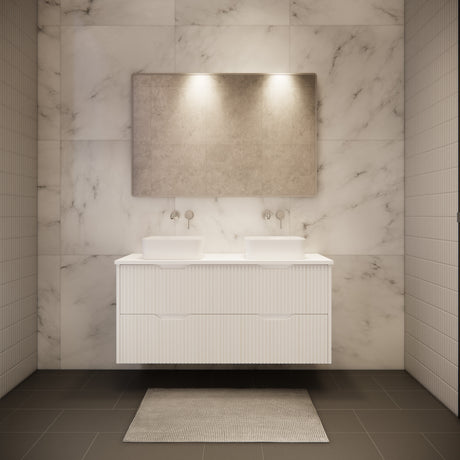 Riva BALI Wall Hung Vanity Matte White