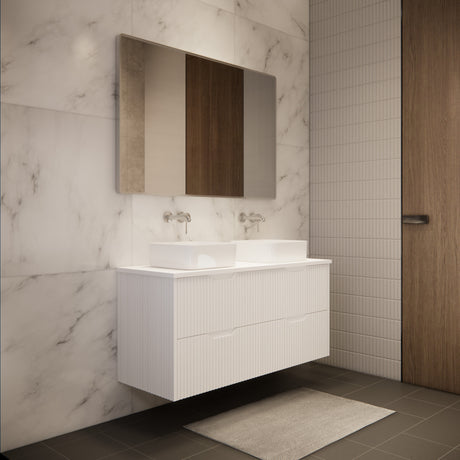 Riva BALI Wall Hung Vanity Matte White