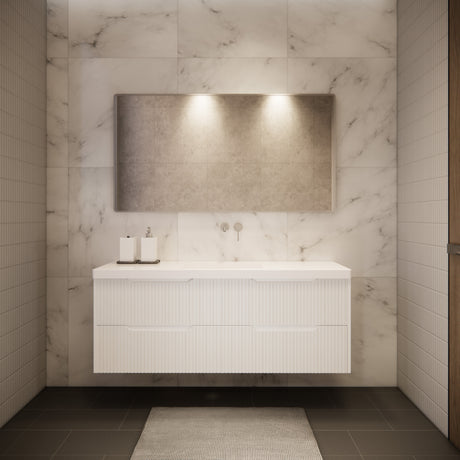 Riva BALI Wall Hung Vanity Matte White