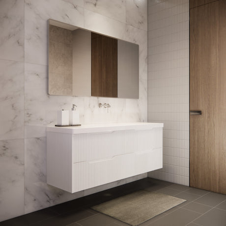Riva BALI Wall Hung Vanity Matte White