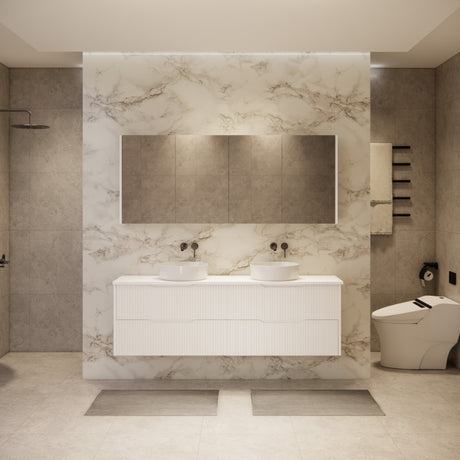 Riva BALI Wall Hung Vanity Matte White