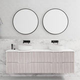 Riva BALI Wall Hung Vanity White Oak (All Sizes)
