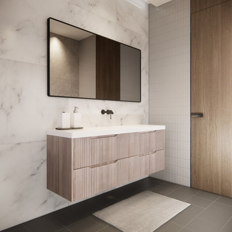 Riva BALI Wall Hung Vanity White Oak 