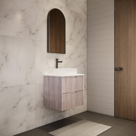 Riva BALI Wall Hung Vanity White Oak 