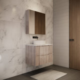Riva BALI Wall Hung Vanity White Oak 