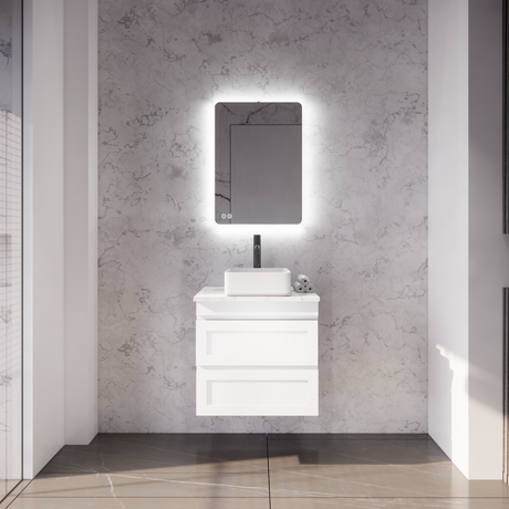 Riva HAWAII Wall Hung Vanity Matte White 