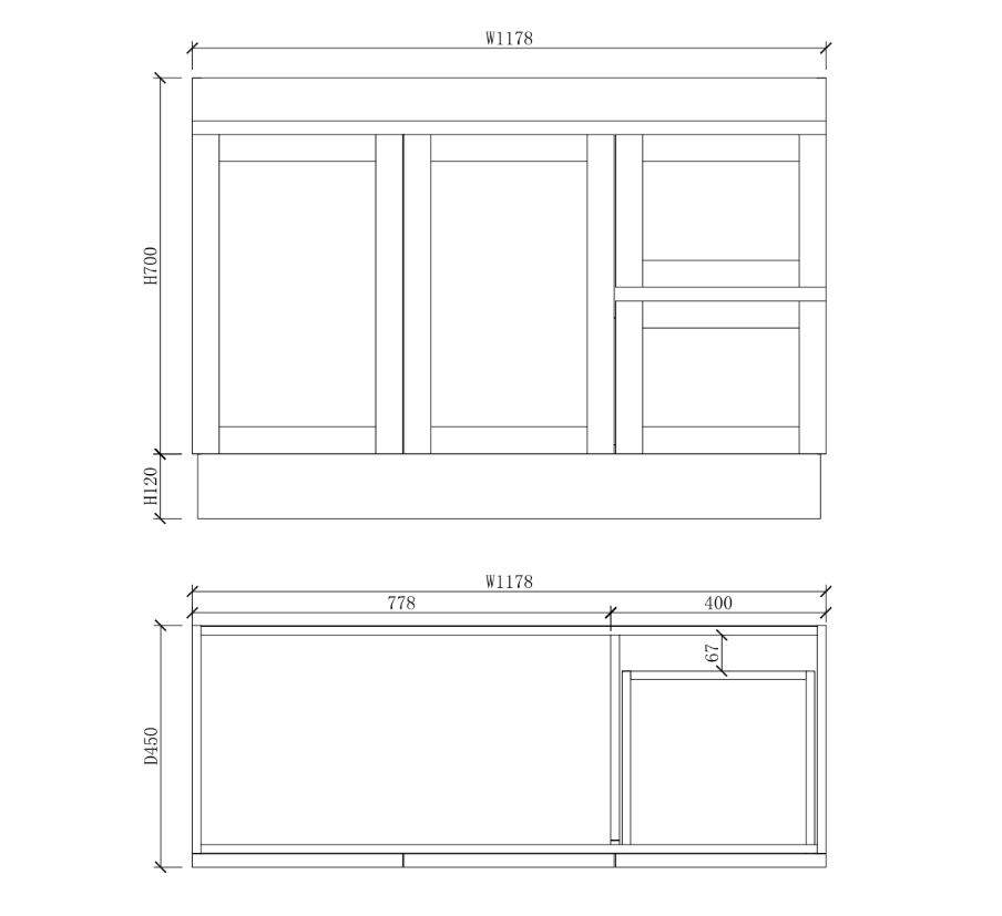 Riva MIAMI Freestanding Vanity Matte White