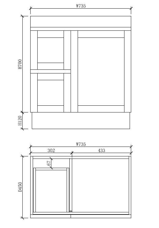 Riva MIAMI Freestanding Vanity Matte White
