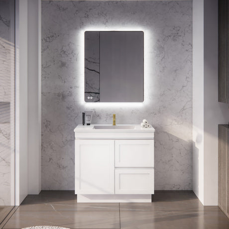 Riva MIAMI Freestanding Vanity Matte White