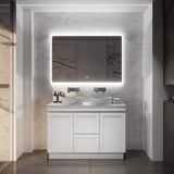 Riva MIAMI Freestanding Vanity Matte White